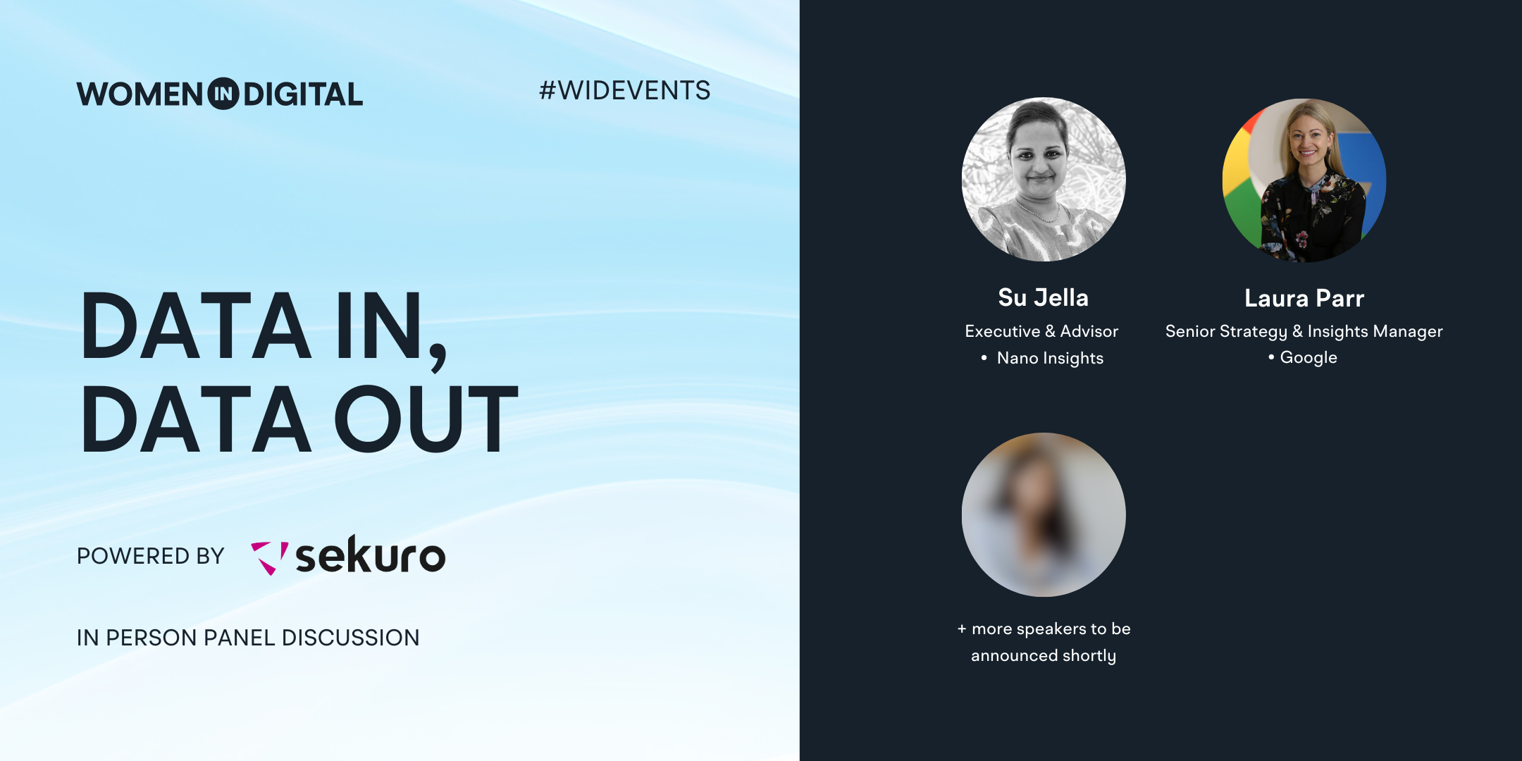 Sydney - Data In, Data Out Panel Discussion